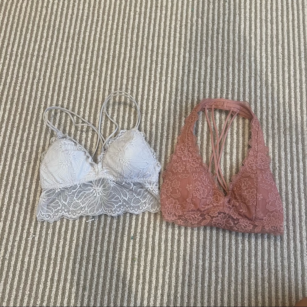 Hollister Girlly Hicks Bralette Bundle XXS